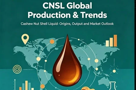CNSL カシューナッツ殻液：世界の生産地域、生産量、市場動向