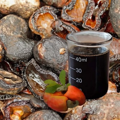 カシュー ナッツの殻の廃棄物-燃料に-